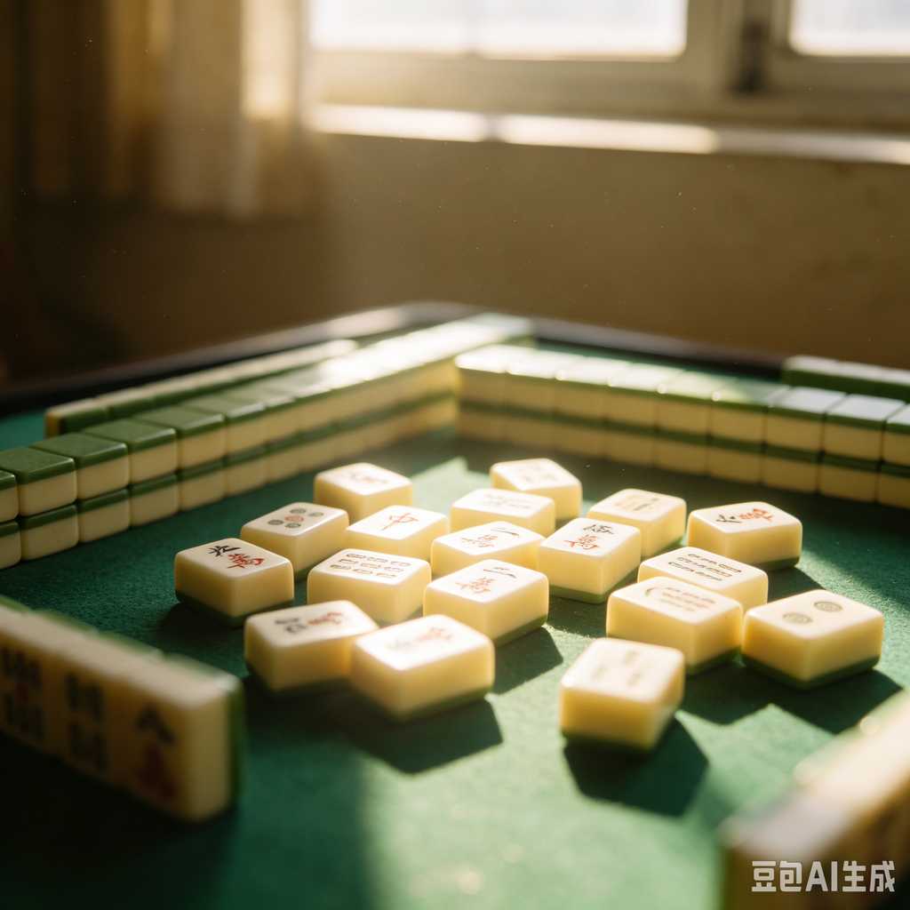classic oriental board game mahjong