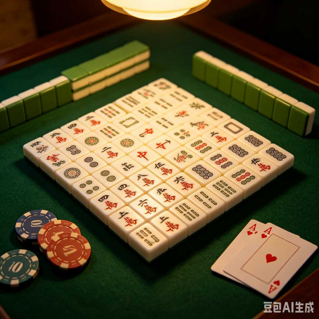 modern oriental mahjong set
